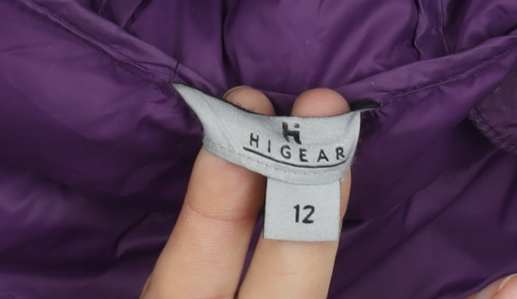 Hi Gear Women's Purple Puffer Jacket Size 12