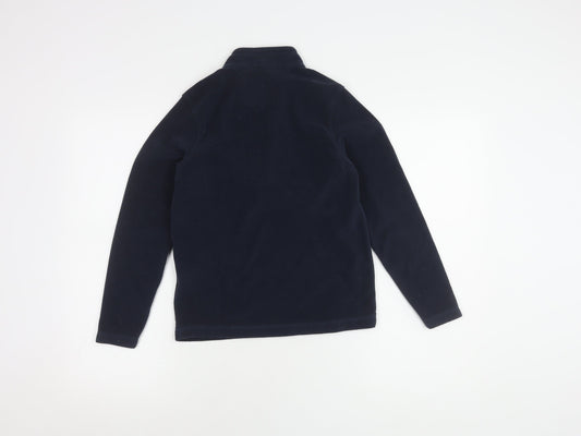 Regatta Boys Blue Fleece Sweatshirt, Size 13 Years, 1/4 Zip