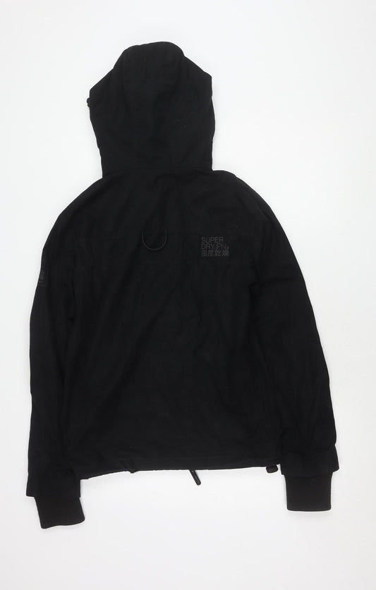 Superdry Men's XS Black Windbreaker Jacket, Casual