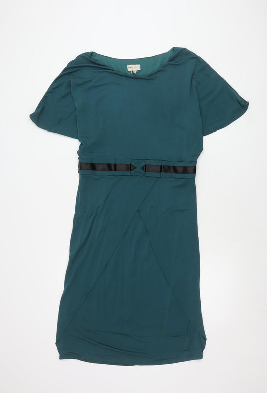 Karen Millen Green Midi Dress UK 14 Women’s Party