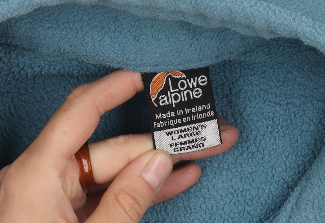 Lowe Alpine Women's Blue Fleece Jacket Size L