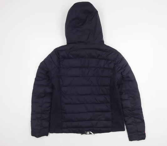 Superdry Women's Blue Puffer Jacket XL