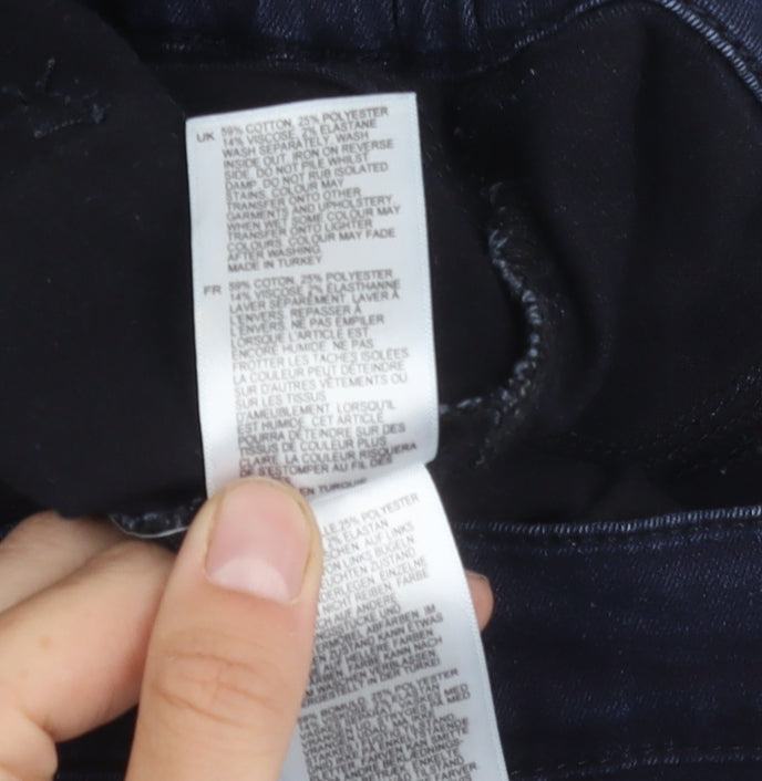 White Stuff Women's Blue Jegging Size 8R Denim