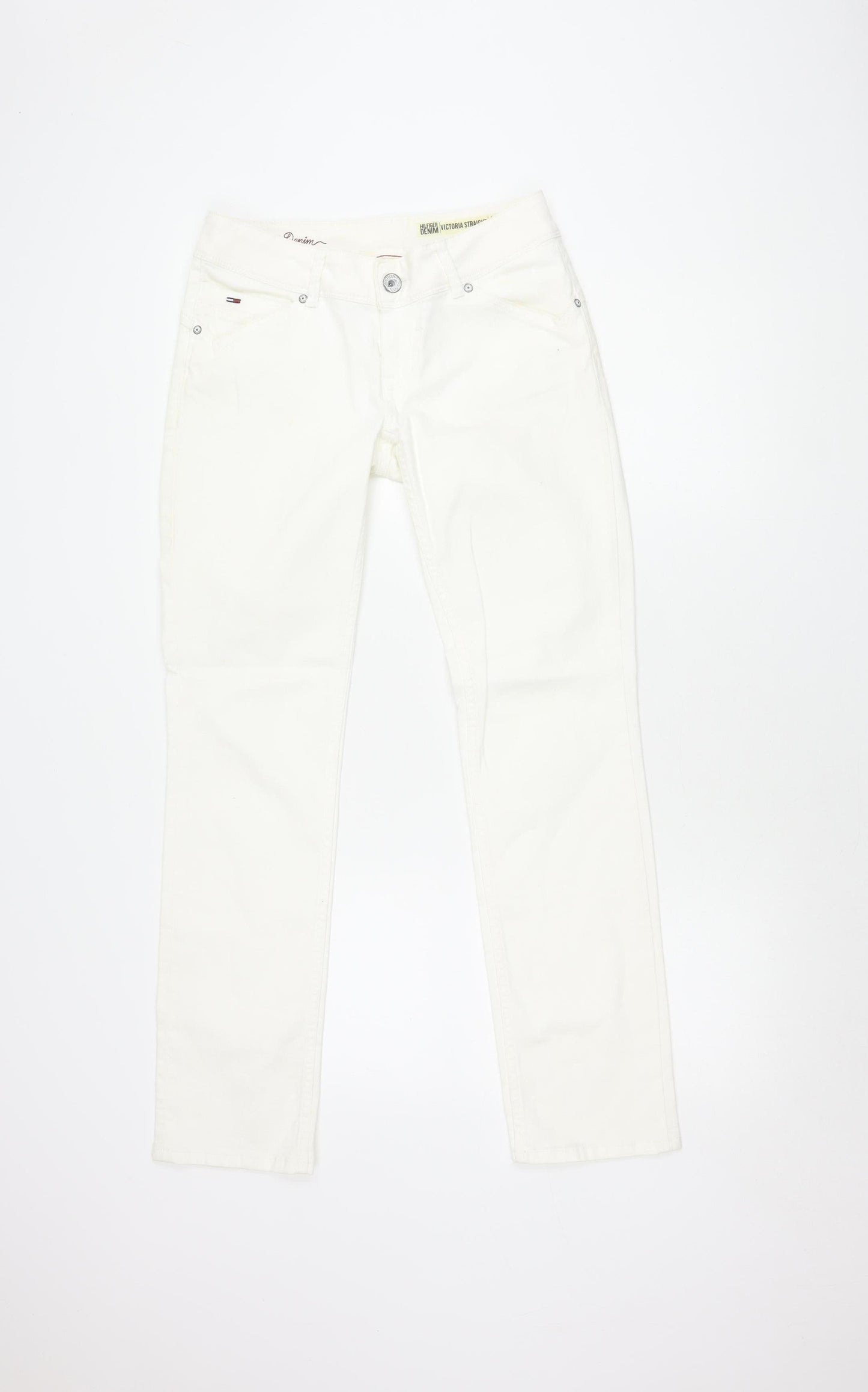 Tommy Hilfiger Women's White Straight Jeans Size 10