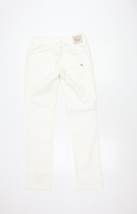 Tommy Hilfiger Women's White Straight Jeans Size 10
