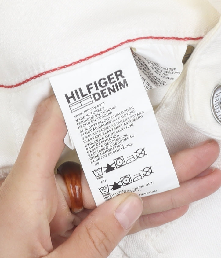 Tommy Hilfiger Women's White Straight Jeans Size 10