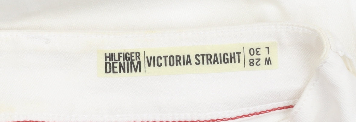 Tommy Hilfiger Women's White Straight Jeans Size 10
