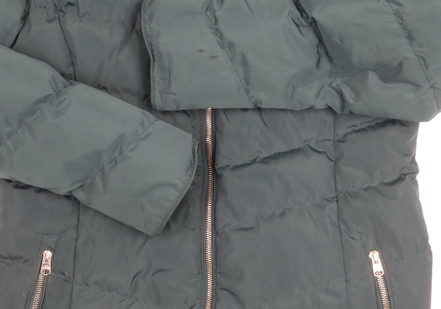 Tokyo Laundry Women's Green Puffer Jacket Size 12