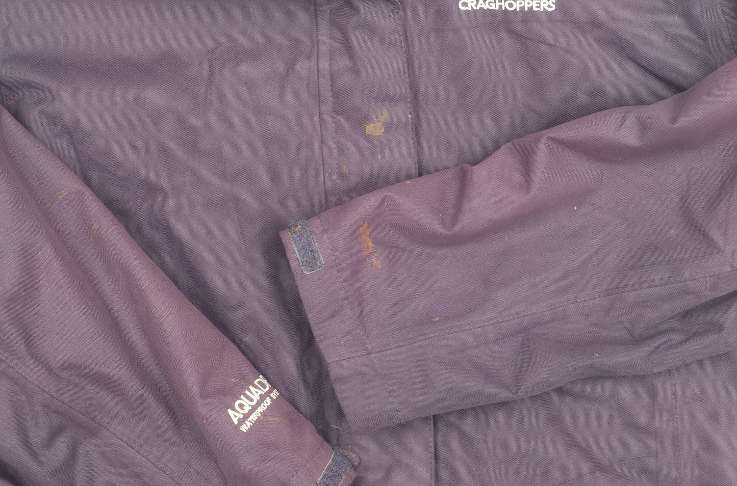 Craghoppers Women's Purple Waterproof Hooded Jacket Size 14