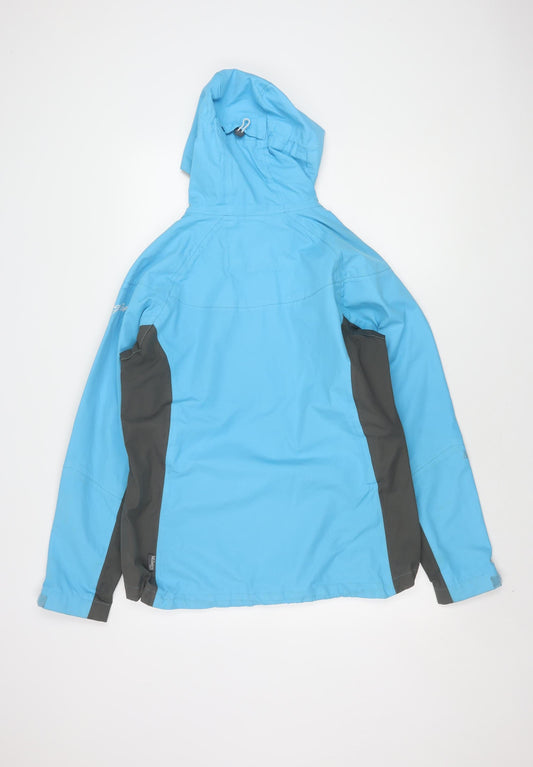 TOG24 Women's Blue Ski Jacket Size 12 - Waterproof & Hooded