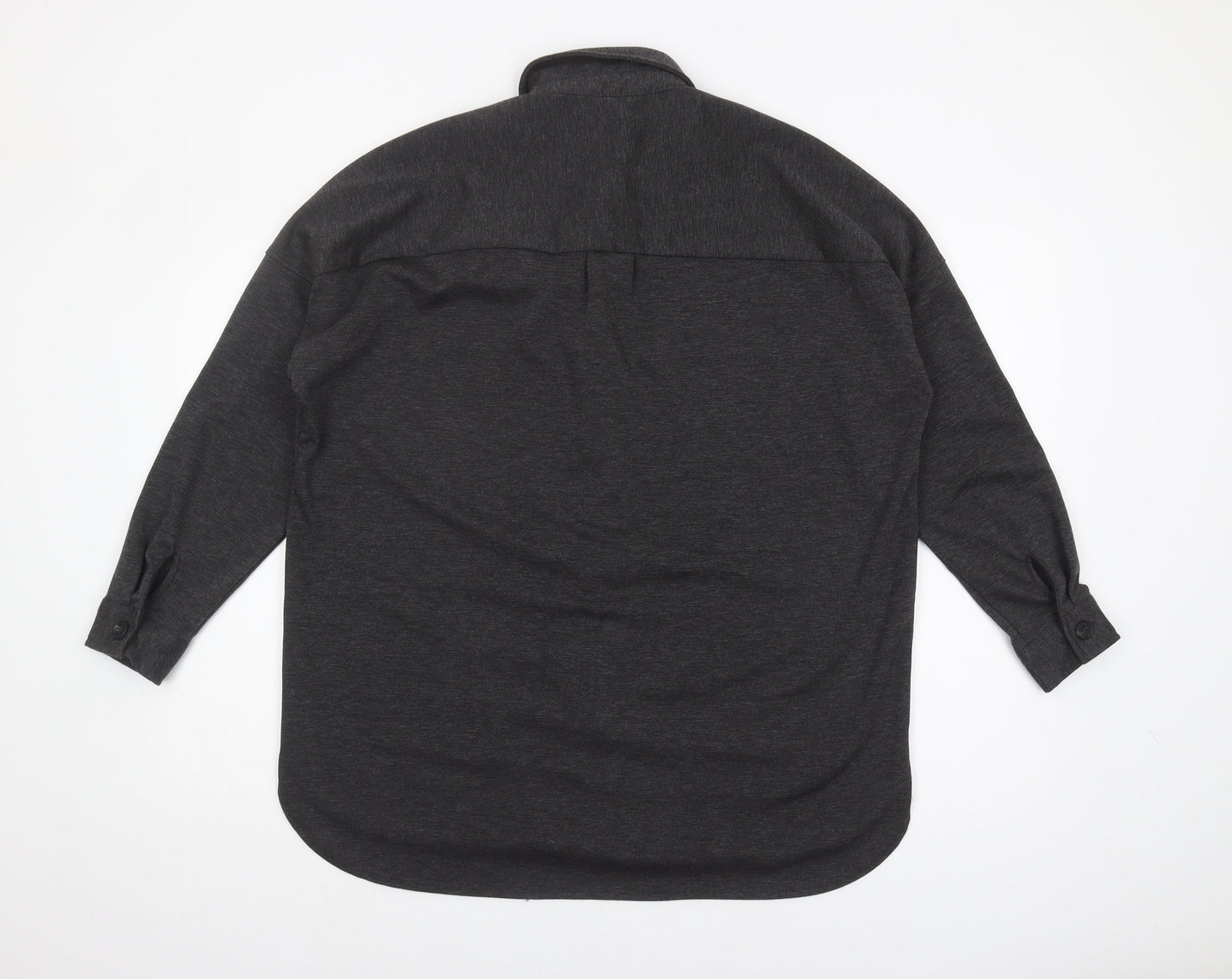 Stradivarius Women's Black Button-Up Shirt S
