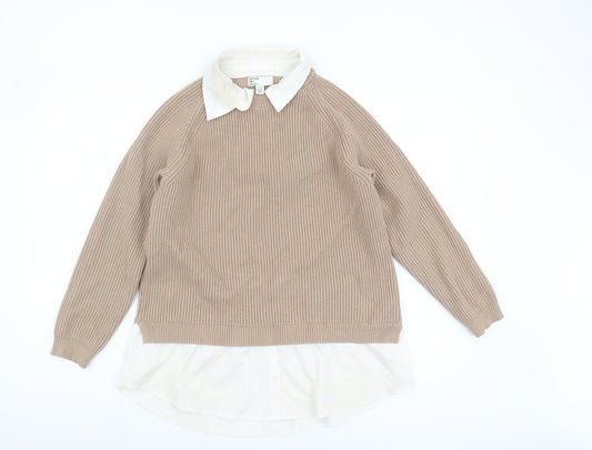 Friends Like These Women’s Beige Pullover Jumper Size 12