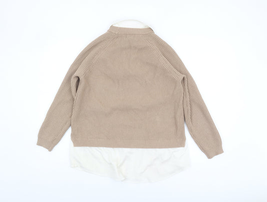 Friends Like These Women’s Beige Pullover Jumper Size 12