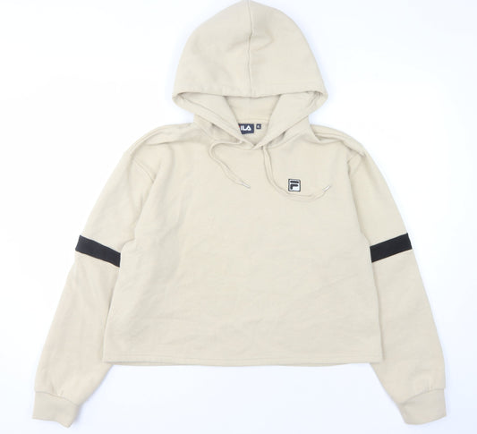 Fila Women's Beige Pullover Hoodie XL, Casual Comfort