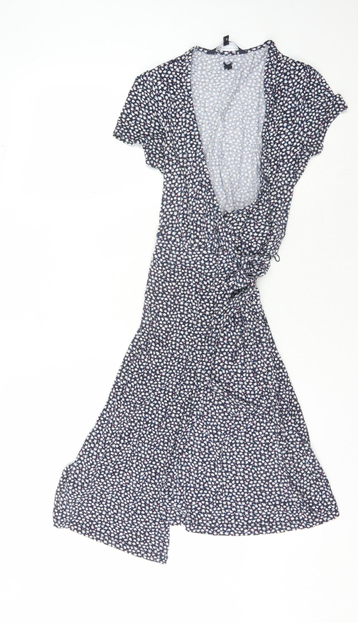 Crew Clothing Women's Multicoloured Wrap Dress, Size 10