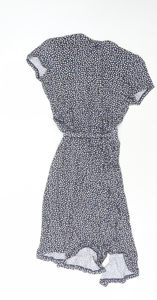 Crew Clothing Women's Multicoloured Wrap Dress, Size 10