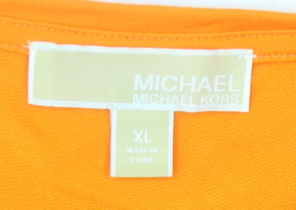 Michael Kors Orange Women's XL Basic T-Shirt