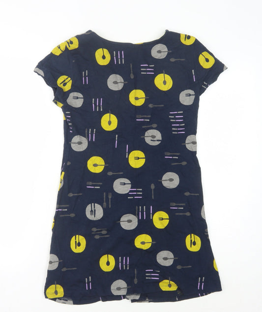 White Stuff Women’s Multicoloured Cotton Dress Size 10