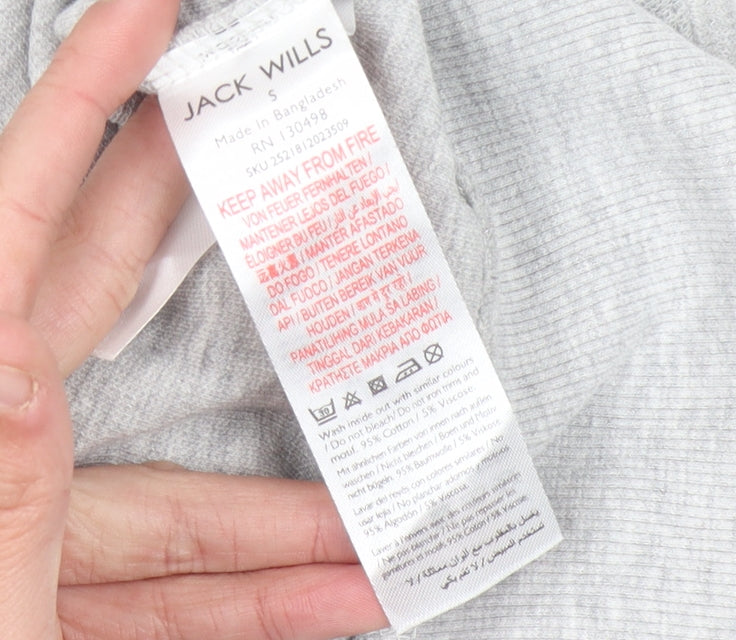 Jack Wills Grey Cotton Sweatshirt Unisex S