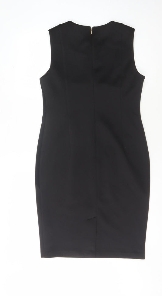 DKNY Women's Black Sheath Dress, Size 12