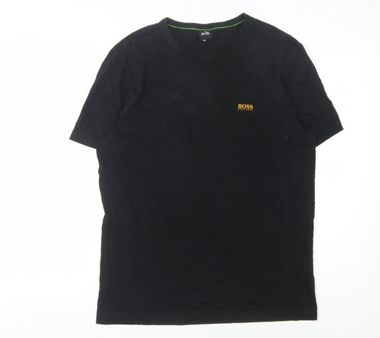 Hugo Boss Men's Black Crew Neck T-Shirt - Size L