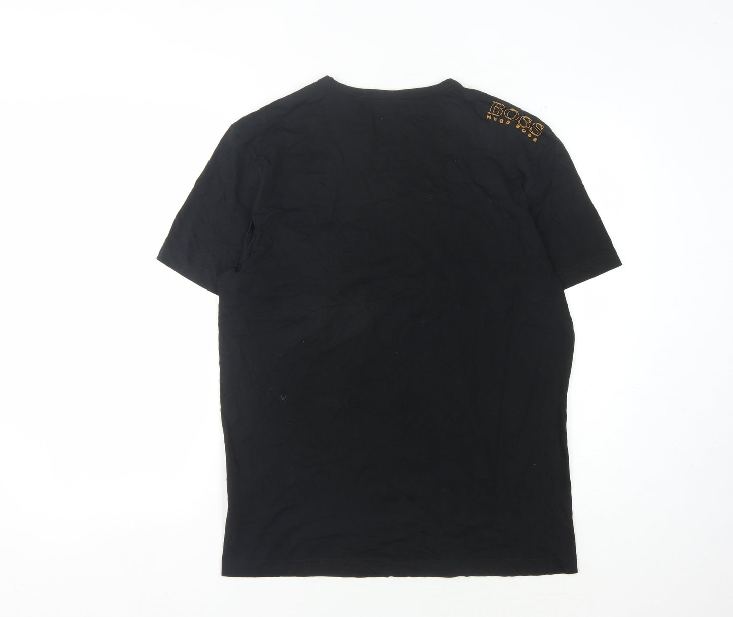 Hugo Boss Men's Black Crew Neck T-Shirt - Size L