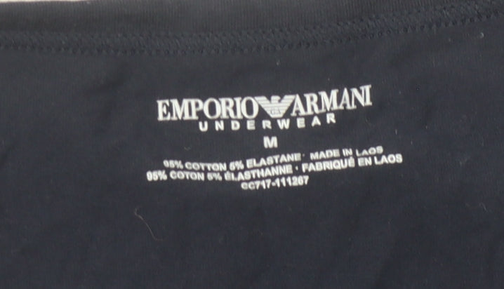 Emporio Armani Men's Navy Medium T-Shirt, Crew Neck