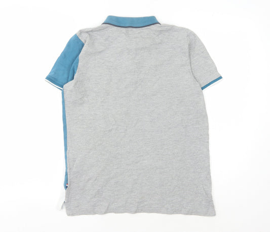 U.S. Polo Assn. Boys Blue Grey Polo Shirt 15-16 Years