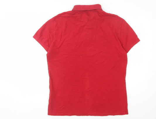 Armani Jeans Men's Red XL Polo Shirt