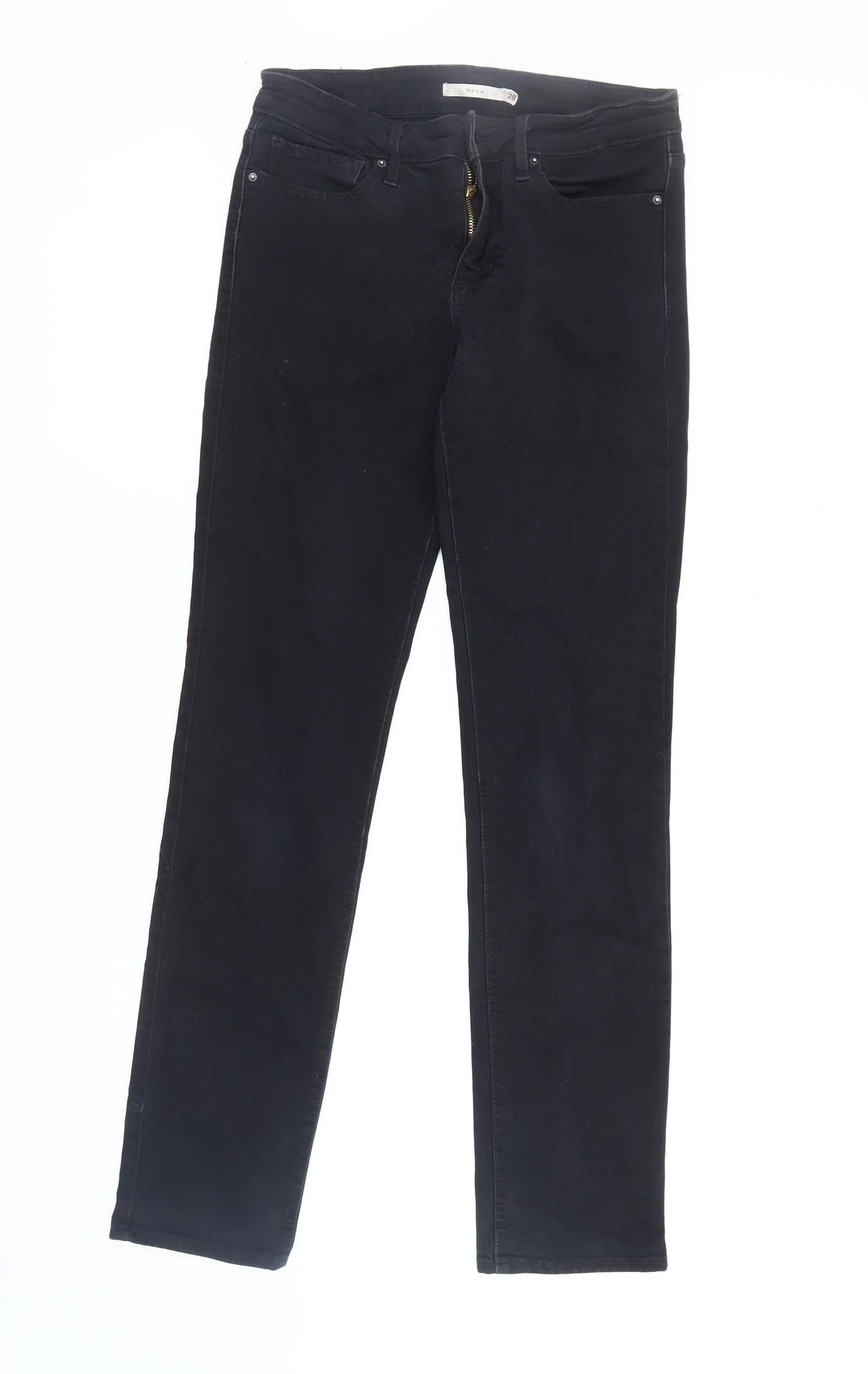 Levi Strauss Women's Black Slim Denim Jeans Size 28
