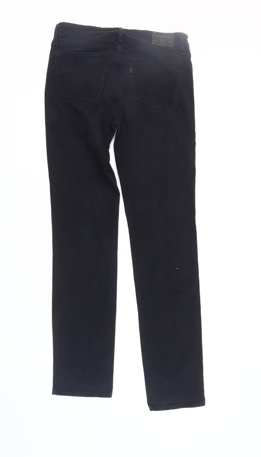 Levi Strauss Women's Black Slim Denim Jeans Size 28