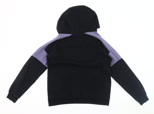 Everlast Boys Black Pullover Hoodie with Logo, Size 13Y