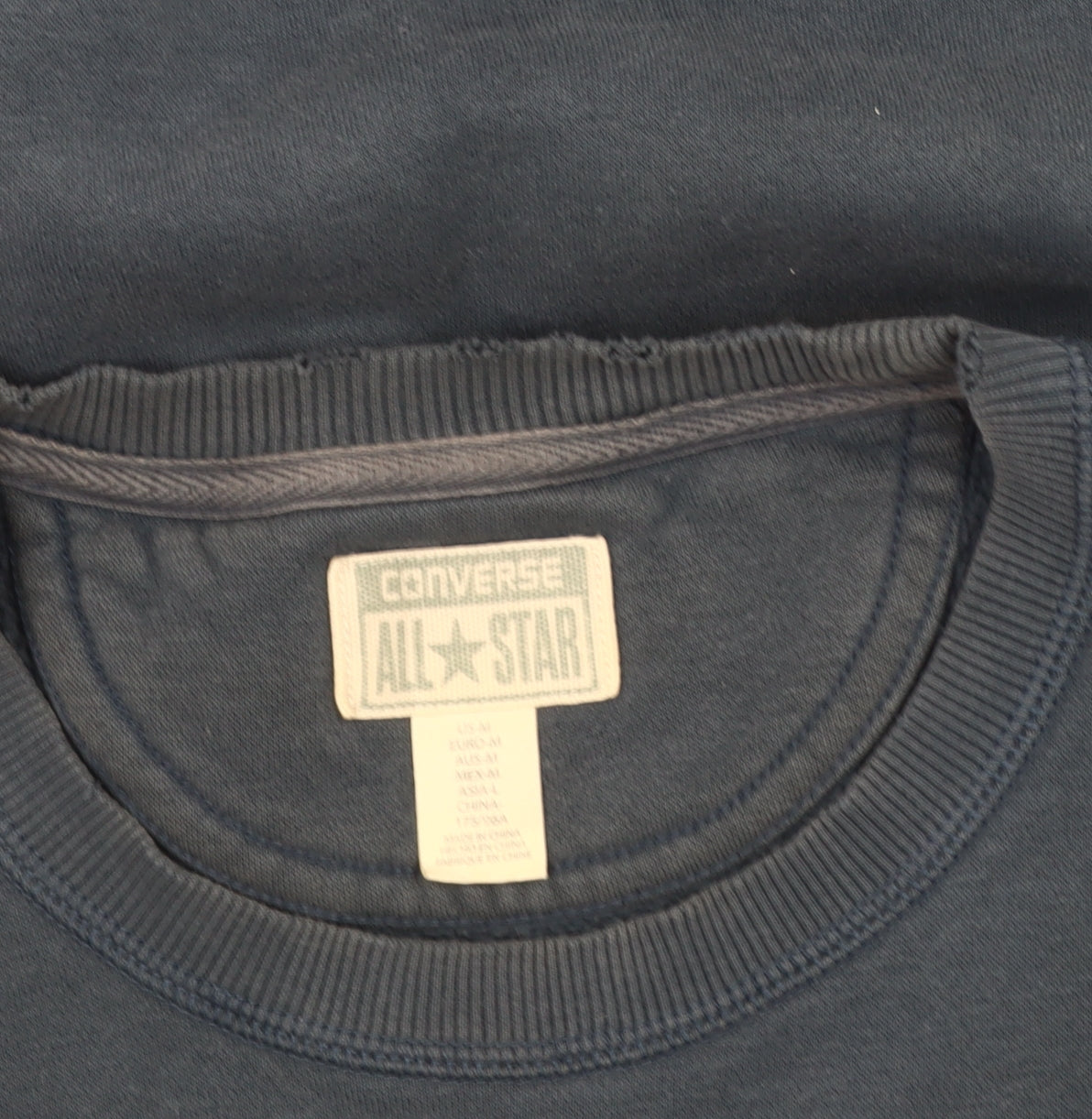 Converse Men's Blue Pullover Sweatshirt M