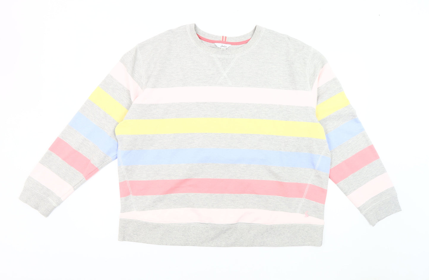 Joules Women's Multicoloured Striped Pullover Sweatshirt