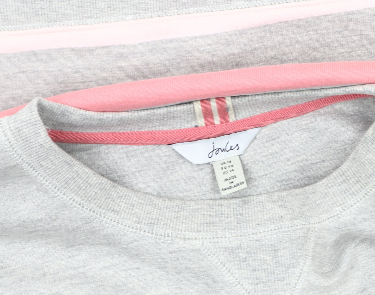 Joules Women's Multicoloured Striped Pullover Sweatshirt