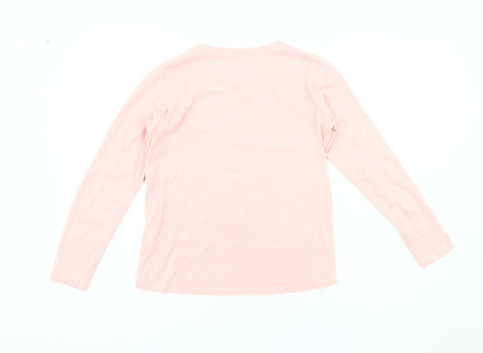 Mountain Warehouse Girls Pink Sequin Star Long Sleeve T-Shirt