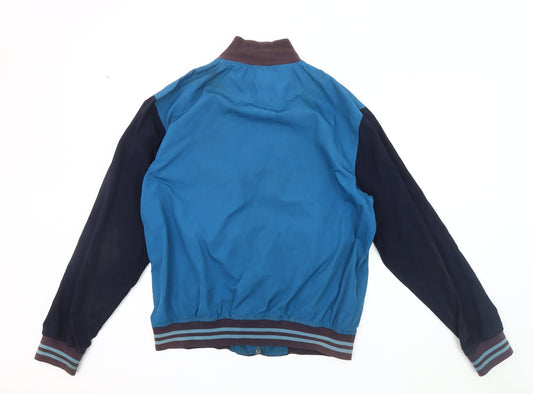 Fred Perry Men's Blue Bomber Jacket L