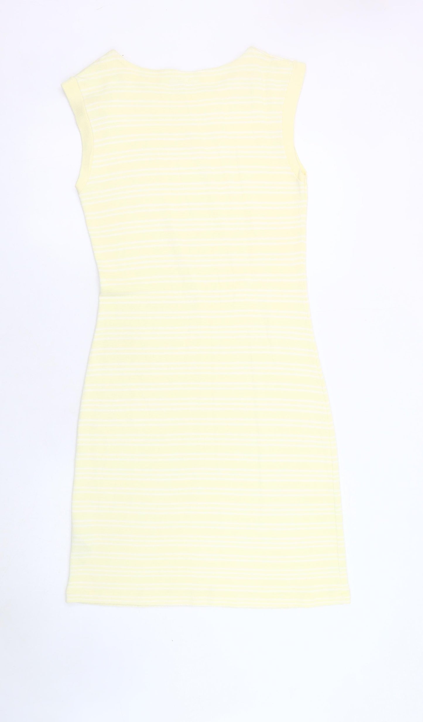 Henri Lloyd Women's Yellow Striped XL Shift Dress