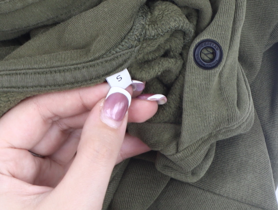 Jack & Jones Men's Green Pullover Hoodie Size S