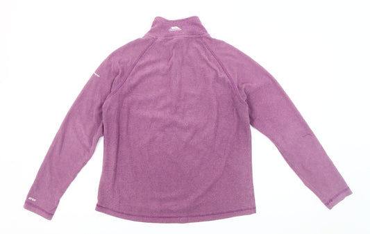 Trespass Women's Purple Fleece Pullover Size M Sweatshirt