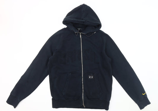 Nike Men's Black Hooded Jacket M Casual Sports