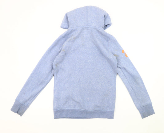 Superdry Women's Blue Hoodie S - Casual Pullover Sweatshirt