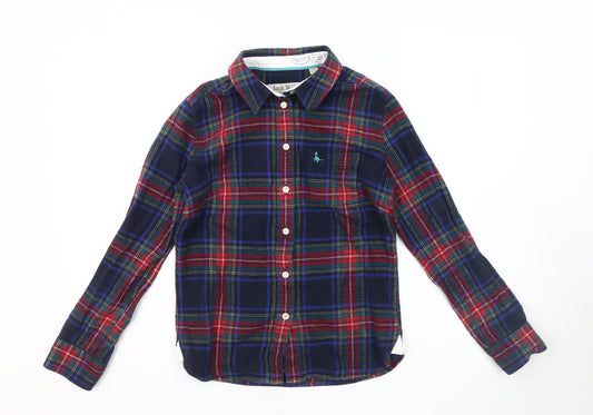Jack Wills Women’s Plaid Button-Up Shirt, Multicoloured, Size 8