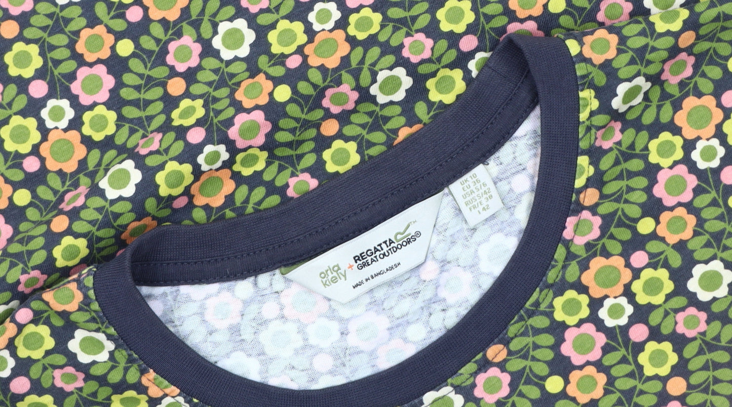 Regatta Women's Multicoloured Floral T-Shirt Size 10