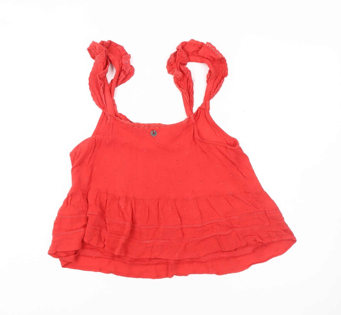 Superdry Women's Red Camisole Tank Top Size 12