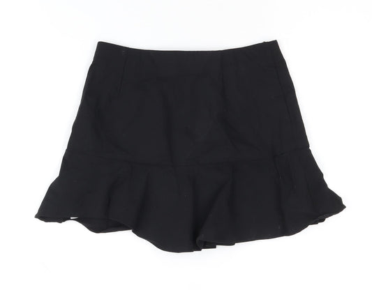 Zara Women's Black Flare Skirt, Size S, Casual