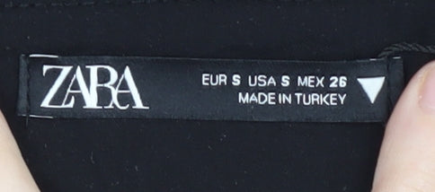 Zara Women's Black Flare Skirt, Size S, Casual