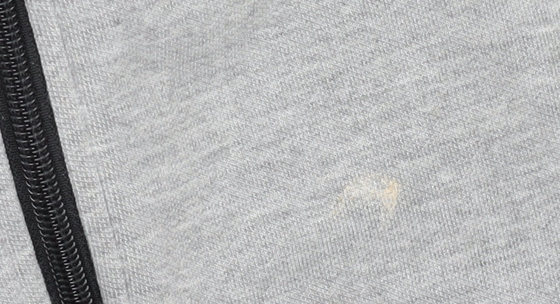 Jack & Jones Grey Full Zip Hoodie, Men's S, Casual Style