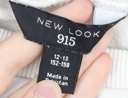 Additional view of New Look girls’ white pullover sweatshirt - 12-13 years