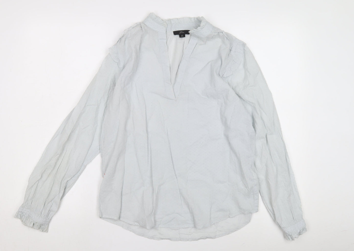 J.Crew Women's White Long Sleeve Top XS